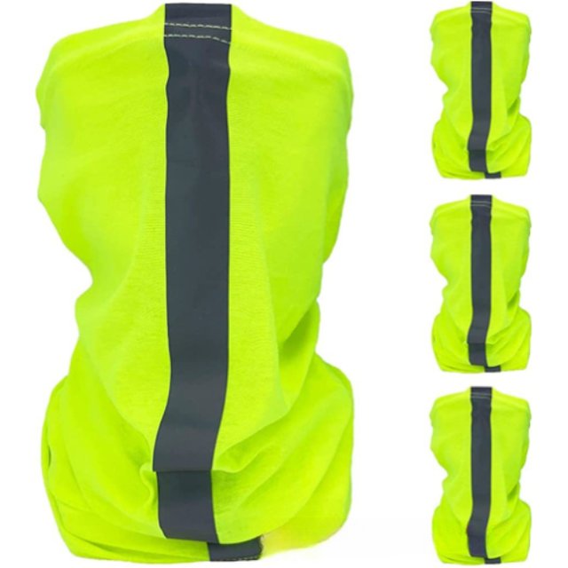1PC Face Mask Elastic Reflective Stripe Sunscreen Breathable Headband Outdoor Sports Mountaineering Headscarf