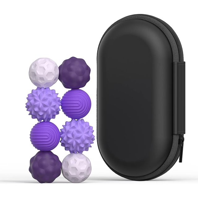 4/8 Stück Magnetisches Spielzeug EDC Anti-Stress-Spielzeug Fidgeting Antistress Angstlinderndes Sensorisches Spielzeug Magnetkugeln für Erwachsene Kinder Autismus ADHS