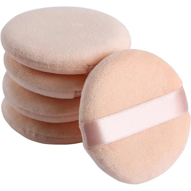 5/10/30pcs Round Facial Powder Foundation Puff Portable Soft Cosmetic Puff For Makeup Application Beauty Tool Essential Make Up