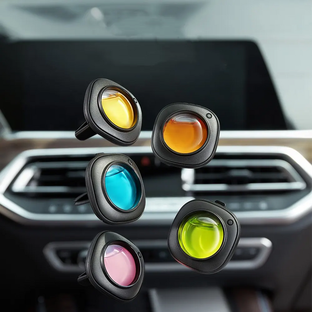 Clip d'aromathérapie pour sortie d'air automatique, parfum de voiture, avec huile essentielle,