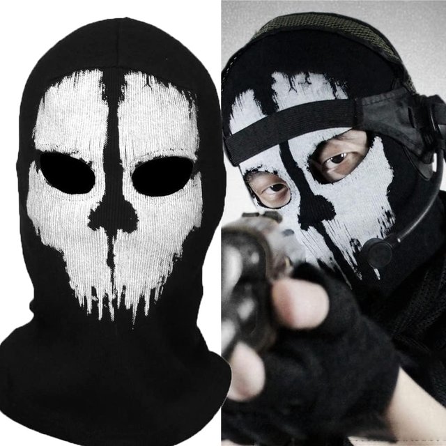 Men's Cotton Balaclava for Ski Motorcycle Cycling, Winter Face Mask Neck Warmer, Windproof Cold Weather Outdoor Sports Gear
