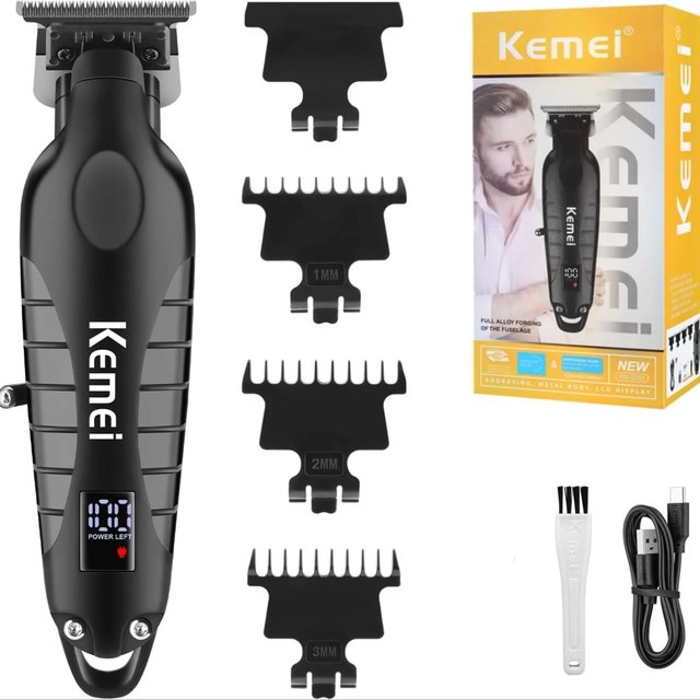 Kemei 2293 Professional Barber Hair Trimmer Cordless Men Rechargeable Hair Clippers Electric Finish Cutting Machine Fit Babyliss