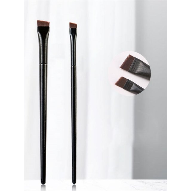 Permania Blade Makeup Brushes Angled Thin Eyebrow Brush Flat Fine Eyeliner Brush Professional Liner Brow Health Beauty Tool