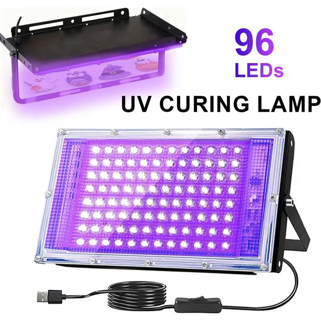 UV Curing Lamp, Ultraviolet Resin Curing Lamp, Jewelry Mold Making, DIY Handicraft Materials, Nail Polish Curing