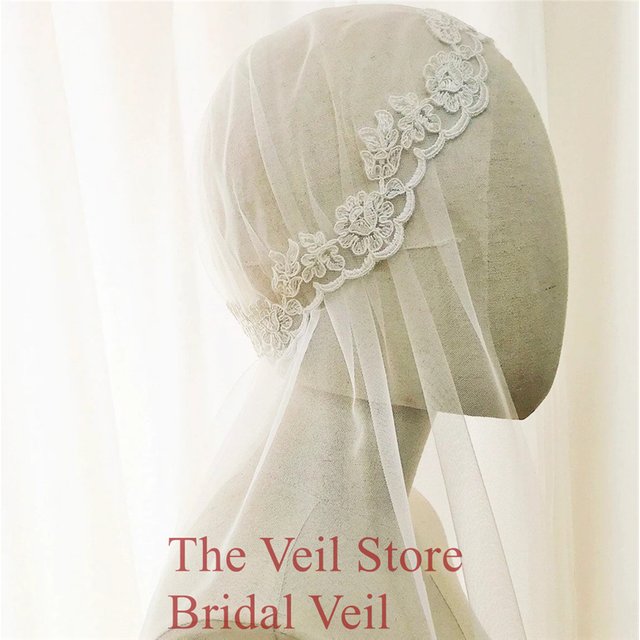 2T Two Layers Juliet Vintage Wedding Bridal Veils With Blusher Off White Tulle Cathedral Long Accessories For Brides Unique