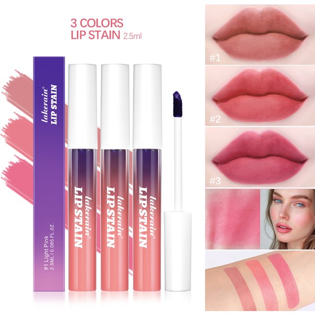 Blading Lip Gloss Peel and Stick Set Long-lasting Waterproof Pink Lip Gloss Transfer Resistant Natural Lip Gloss for women