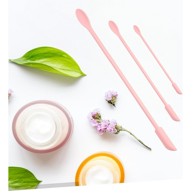 3-Piece Set of Multi-Size Mini Cosmetic Scrapers, Used for Scraping Cosmetics, to Get the Last Drop of Lotion or Cream from Narrow Bottles and Cans, Small Scrapers