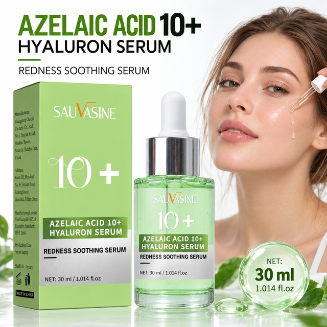 1/3/5pcs 10% Azelaic Acid Facial Serum with Hyaluronic Acid, Redness‑Soothing Face Essence, Hydrating & Gentle Skin Care Serum F