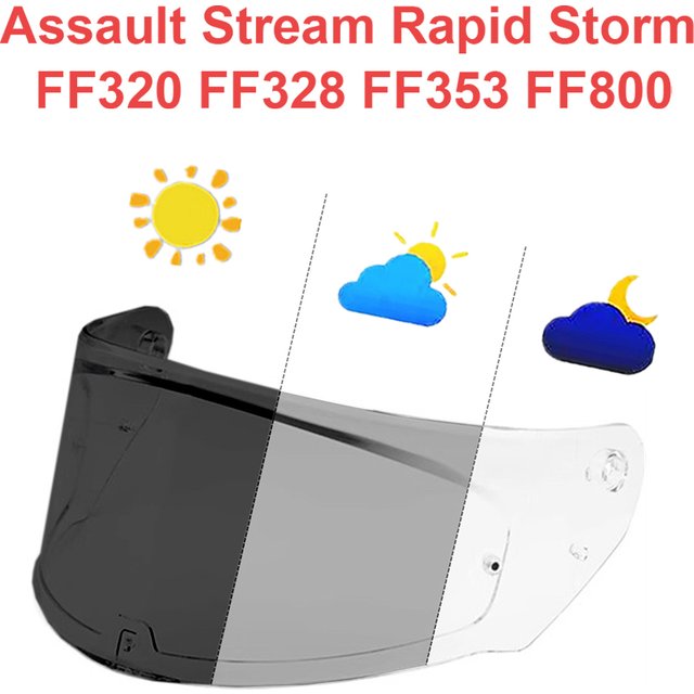 FF320 FF353 FF328 FF800 Visor for LS2 Photochromic Helmet Lens Face Shield Motorcycle Accessories Sunscreen Durable Replacement