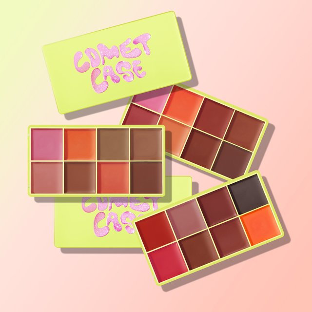 Eyebrow Cream Blush Curve Case Cream Cosmetics Highlighter Palette Matte Shimmer Finishes Shadow Tones Long-Lasting Cosmetics