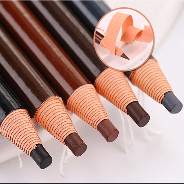 12pcs/box Eyebrow Pencil Microblading Permanent Tattoo Waterproof Art Tint Makeup Eyebrows Pen Enhancers Cosmetic Tools