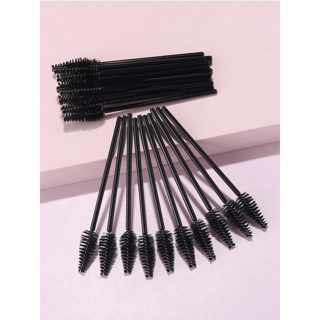 25 Pcs Disposable Eyelash Brushes Mascara Wands Spoolie Eyebrow Brush Lash Extension Applicator Makeup Tools
