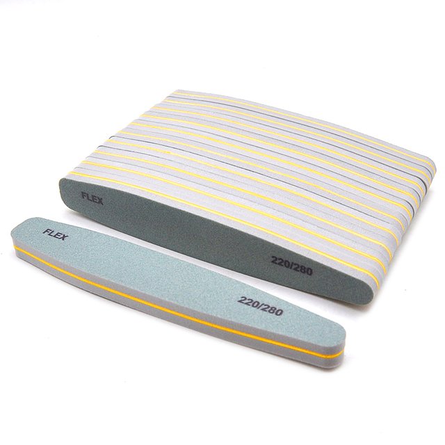 5/10P Nail Buffer Files 100/180 180/240 220/280 Grit Double Sided Sandpaper Sponge Block Nail Polish Manicure Tools Sanding File