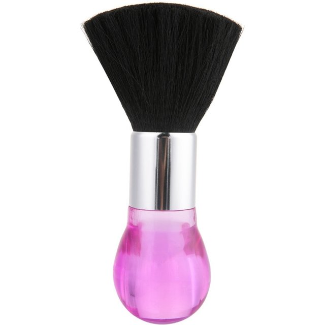 Soft Neck Duster Brush Comfortable Handle PS Handle Barber Hair Cleaning Brush Professional Durable Hair Clean Hairbrush