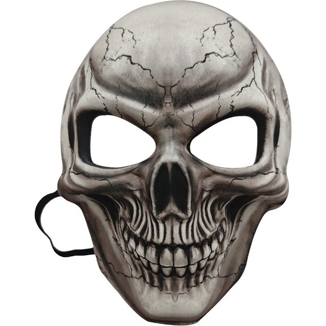 Masque d'halloween 3D créatif EVA, couverture faciale de crâne réglable, accessoires de Costume de Cosplay, masque de crâne fantôme du jour des morts