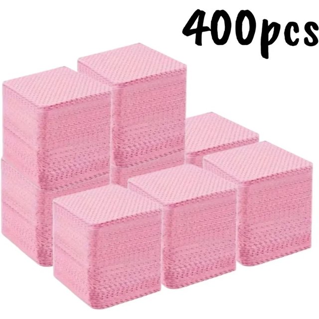 20/600pcs Lint-Free Gel Nail Wipes Aluminum-Free Cleansing Tissues Nail Polish Remover Pads for NaiArt Beauty Nail Cleaning Care