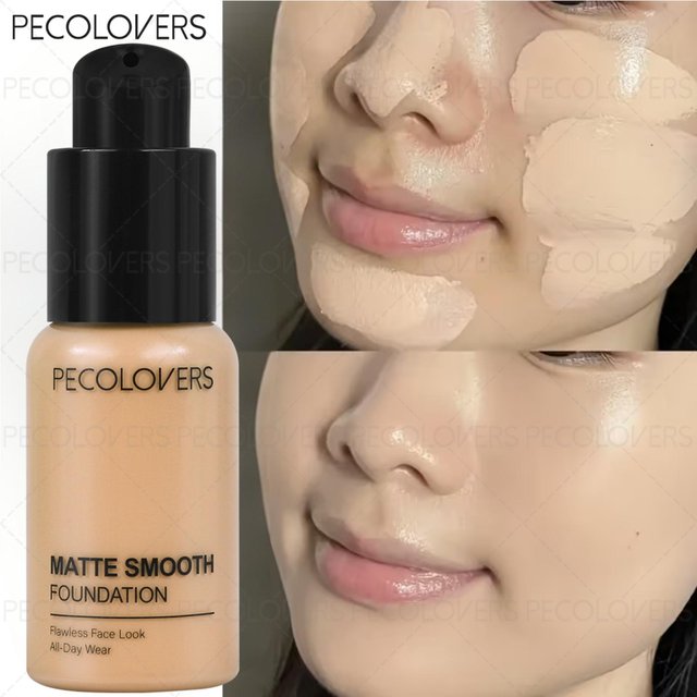 1PC Waterproof Foundation Liquid with Long-Lasting Matte End, Multi Purpose Facial Concealer Cream, Cover Spots