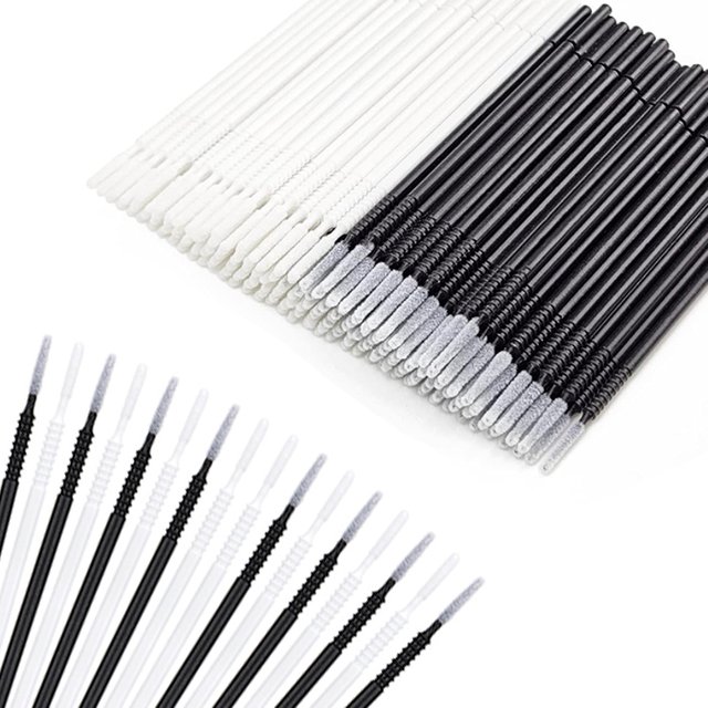 100pcs Removing Swab Micro Brush Makeup Brushes Wholesale Eyelash Extension Supplies Lashes Accessories Makeup Tools