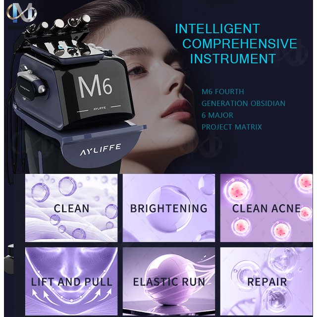 2026 New M6 Multifunctional Professional Beauty Machine Hydradermabrasion Deep Cleansing Spa Facial Skin Management Equipment