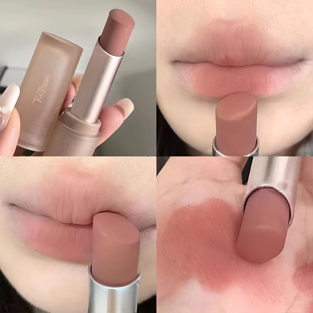6-color Matte Velvet Lipstick Silky Texture Without Drying Easy To Apply Long-lasting Non-stick Velvet Mist Lipstick