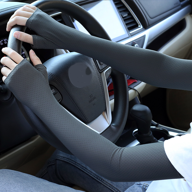 Summer Long Arm Sleeve Breathable Sunscreen Sports Gloves Men's and Women's Outdoor Driving and Riding Thin High Elastic Sleeve