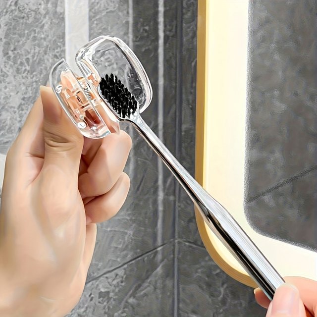 4PCSToothbrush Head Protective Cover,Essential for Health,Easy to Open and Close Design,Suitable for Home, Travel, Bathroom, and