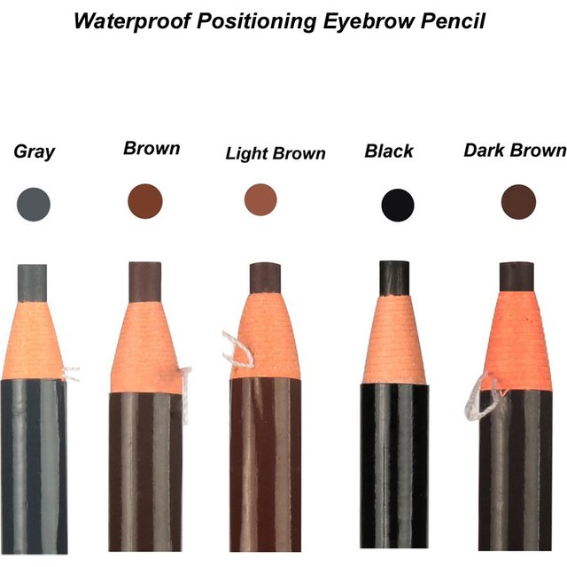 2Pcs Waterproof Microblading Permanent Makeup Eyebrow Lip Design Eye Brow Positioning Lip Tattoo Pen Pencil Tools Marker Liner