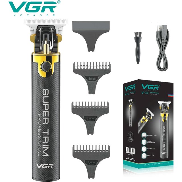 VGR Hair Clipper Professional Hair Cutting Machine Rechargeable Hair Trimmer T9 Rechargeable Haircut Trimmer for men V-082