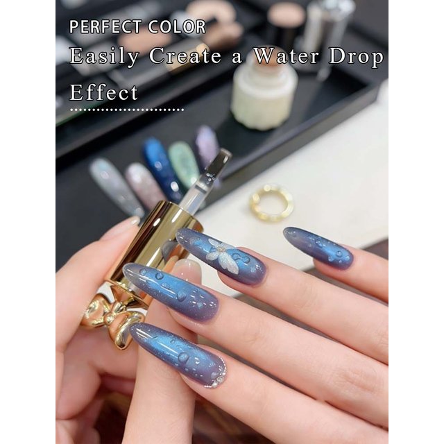Water Drop Gel Nail Polish Clear Sculpting Gel for Nail Art, 16ml, Rain Drop Effect, for Nail Supplies Design, UV Led Gel