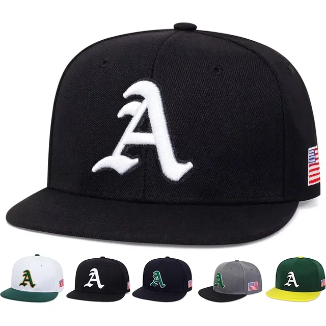 Unisex Gothic A Letter Embroidery Hip-hop Hats Spring Autumn Adjustable Casual Snapback Baseball Caps Outdoor Sunscreen Hat