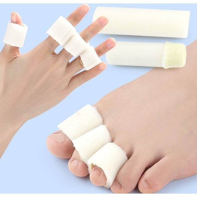 1/2Pcs Sponge Finger Toe Protector Separator Applicator Pedicure Corn Callus Remover Hand Pain Relief Soft Tube Foot Care Tool