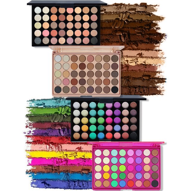 POPFEEL 40 Color Earth Tones &Rainbow Shades Eyeshadow Palette -Long-Lasting, Highly Pigmented, Smooth Matte and Shimmer Finish