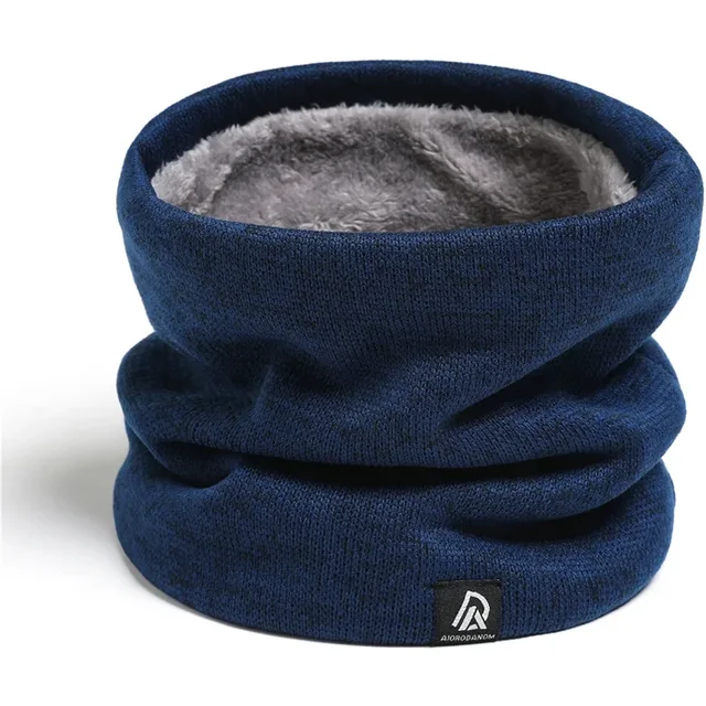 Écharpe en peluche en cachemire solide pour hommes et femmes, masque facial complet, écharpes