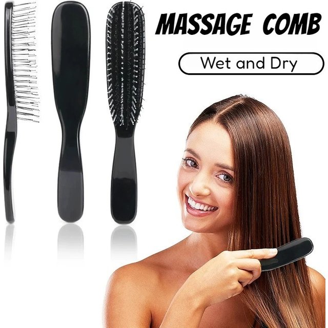 Head Massager Beard Comb Hairdressing Styling Tools 1pc Scalp Massage Brush Detangling Hair Brush Women Wet and Dry Massage Comb