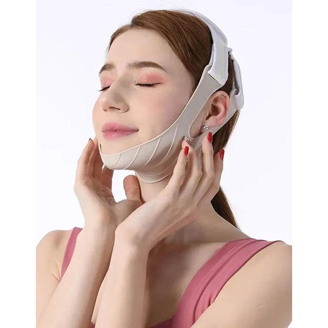 New Face Mask Silicone V Lifting V Line Shape Face Lift UP Facial Slimming Bandage Mask Cheek Chin Neck Slimming Thin Belt