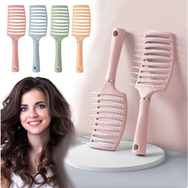Relaxing Elastic Massage Comb Hollow Out Detangling Hair Brush Scalp Massage Combs Fast Blow Drying Detangler Hair Styling Tools