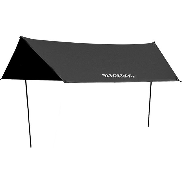 Blackdog Outdoor Black Rubber Tent Camping Sunshade Portable Sunscreen Coating Camping Waterproof
