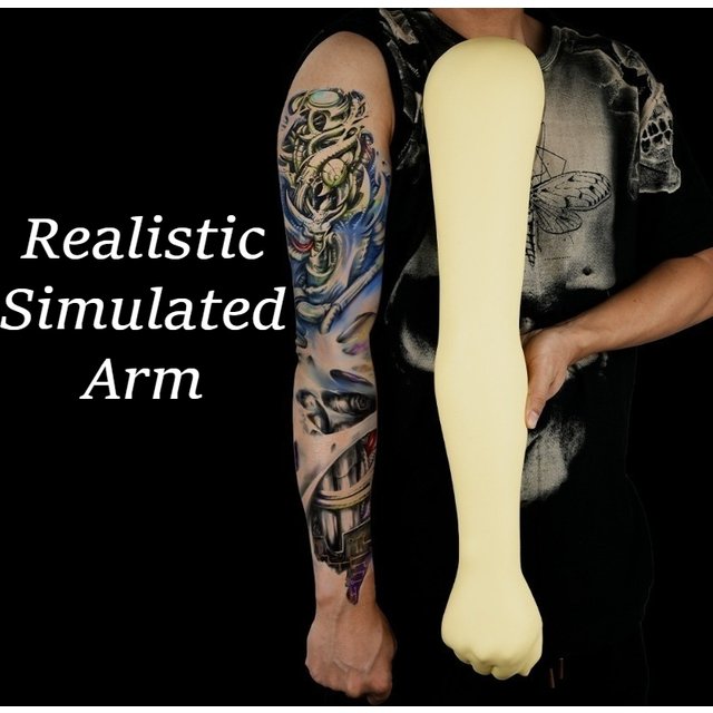 Silicone Tattoos Mold Aesthetic Tattoo Practice Fake Skin Silicone Tattoos Arm Skins Long-lasting Permanent Makeup Supplies