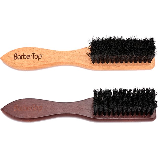 Barber Shop Beard Cleaning Wooden Brush Neck And Facial Dust Collector Hair Brush Household Hairdressing Styling Tool