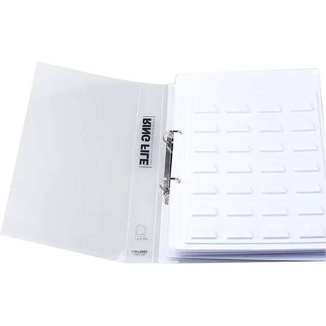 70Pairs Eyelashes Sample Catalog White 3D Eyelashes Display Card Sample Book False Eyelash Storage Book Makeup Display Container