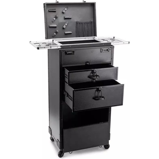 Hairdresser Major Toolbox Luggage Beautician Super Large Suitcase Stylist Big Suitcase Rolling Password Privat Makeup Luggage