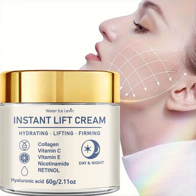 Instant Lift Cream Hydrating Lifting Firming Anti Aging Collagen Retinol Day Night Skin Care 60g