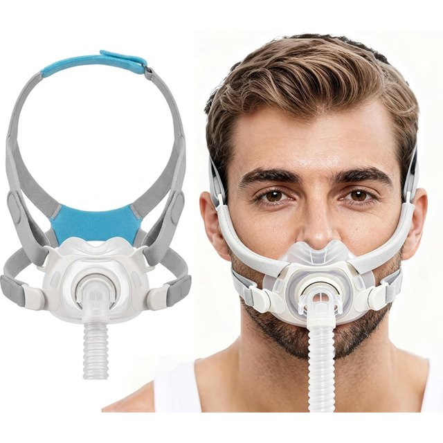 AirFit F40 CPAP Full Face Mask Replacement Kit Complete Set Frame Headband Cushion Extension Tube Sleep Machine Accessories New