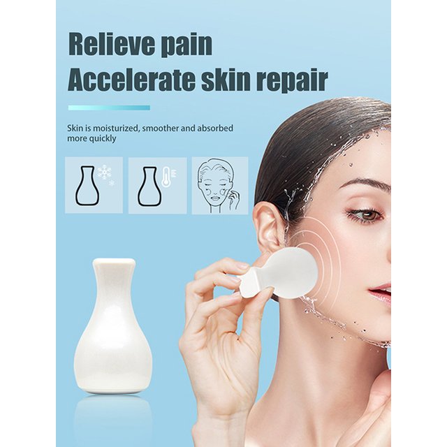 1Pcs Handheld Facial Cold Compress Beauty Instrument Physical Lifting Anti-wrinkle Face Cooling Massager Calm Skin Ice Cooler