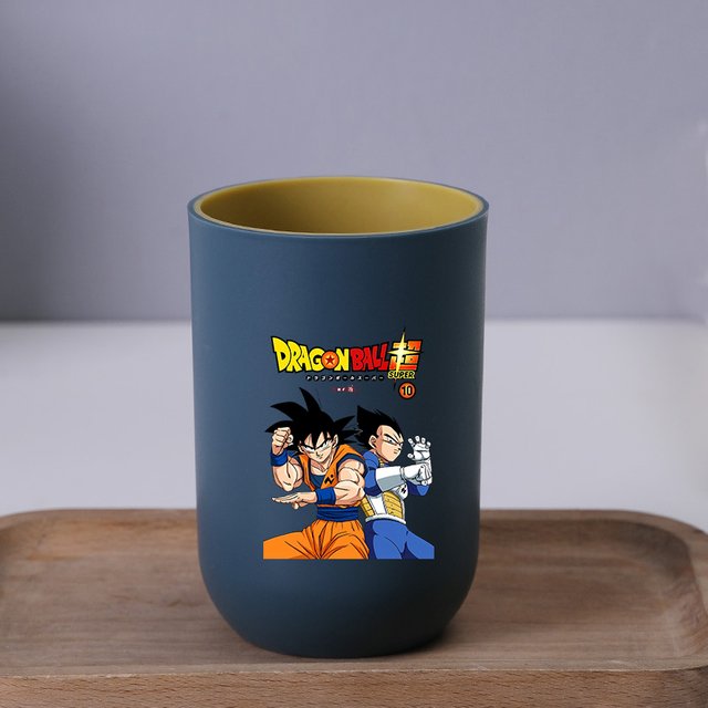 Dragoned Ball Bathroom Toothbrush Cup for men Boy GOKU Wash Brush Cup Mouthwash Cup Toothbrush Glass Mugs Nordic Travel Set Gift