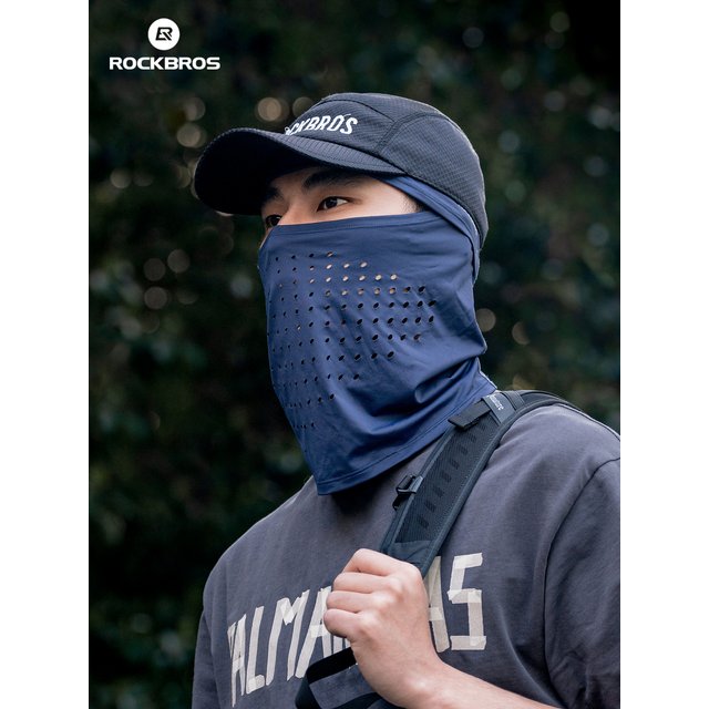 ROCKBROS Cycling Full Face Mask UPF50+ Anti-UV Sun Protection Bike Scarf Caps Breathable MTB Road Fishing Riding Bicycle Mask