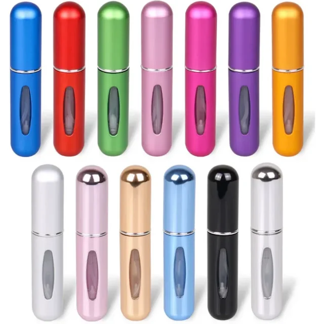 Mini bouteille de parfum rechargeable Portable de 5ml, avec pot de pulvérisation, pompe à parfum,