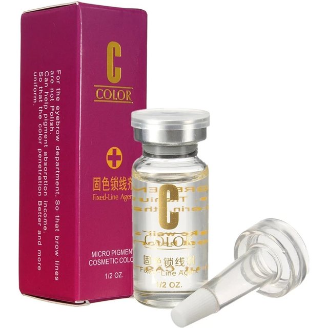 1pcs 15ml Microblading Eyebrow Pigment Fixing Agent Fixed Line Agent Permanent Makeup Ink Colour Lock Tattoo Supplies