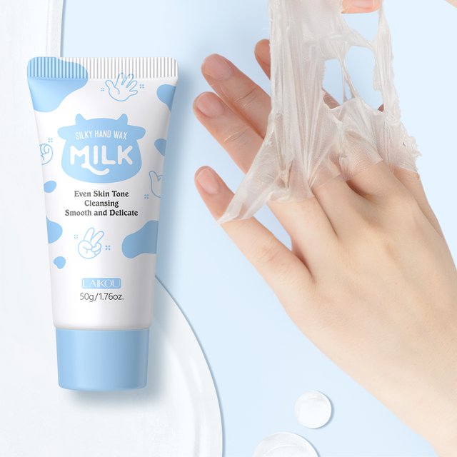 Laikou Milk Hand Wax Moisturizing Hands Exfoliating Calluses Anti-Aging Exfoliator Scrub Hands Peeling Masks Hand Mask Skin Care
