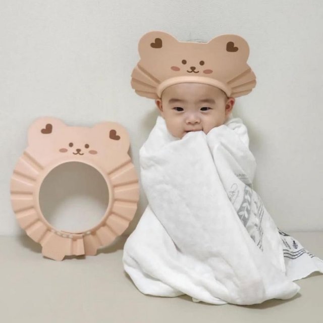 Ins style bébé shampooing magique enfants bouchon bloquant l'eau shampooing cheveux protection des